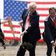 Soon-to-be-former Wisconsin Governor Scott Walker, President Donald Trump, and Foxconn Chairman Terry Gou breaking ground on a Foxconn production facility near Racine in June 2018.